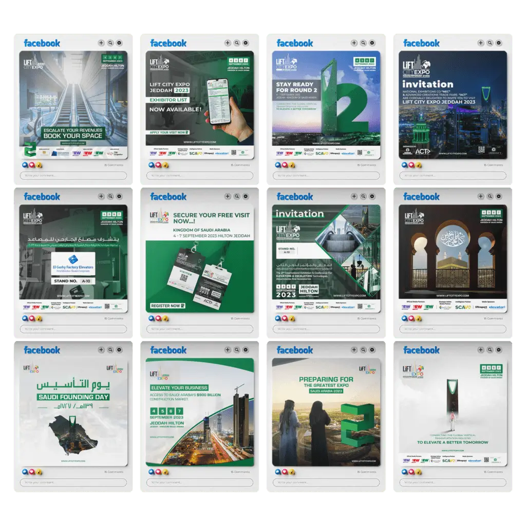 sample of social media posts of digital marketing campaign